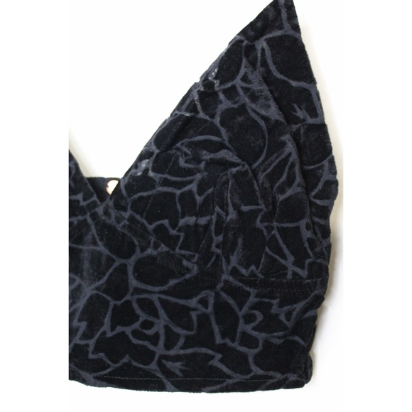 Free People One Carrie Flocked Bralette - Picture 6 of 11